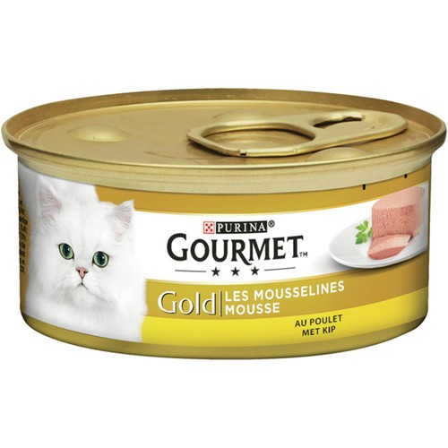 Gourmet gold mousse met kip 85 gram
