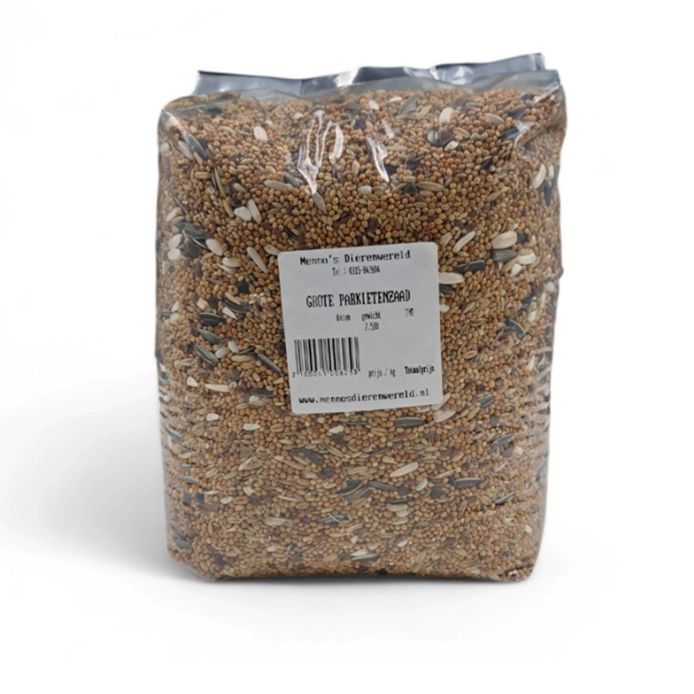 Grote parkietenzaad 2,5kg