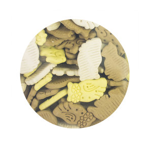 Hondenkoekjes vanille diertjes mix 500 gram