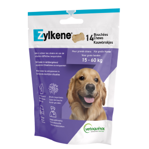 Zylkene chews dog anti stress (15kg-60kg) 14 stuks