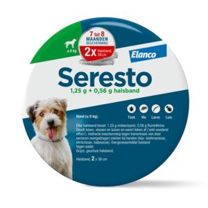 Seresto band hond klein tot 8kg duo-pack
