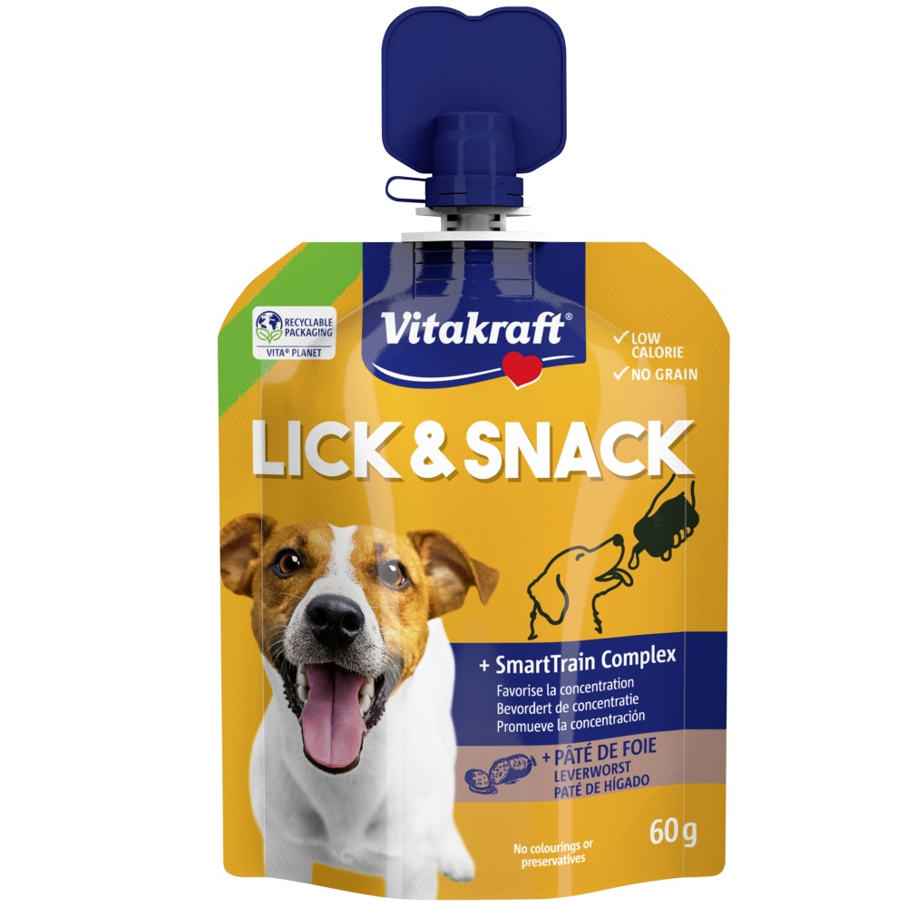Vitakraft Lick en Snack leverworst 60 gram
