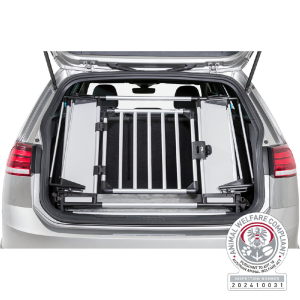 Trixie universeel-achterhek 94-114 x 69 x 53cm lichtgrijs/zilver