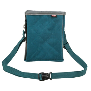 Trixie snackzakje twin 15x18x2,5cm petrol