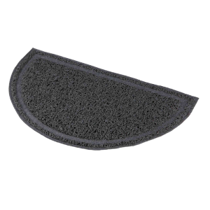 Trixie schoonloopmat halfrond 41 × 25cm antraciet