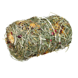 Trixie hooibaal met bloesemmix 10x18cm 200 gram