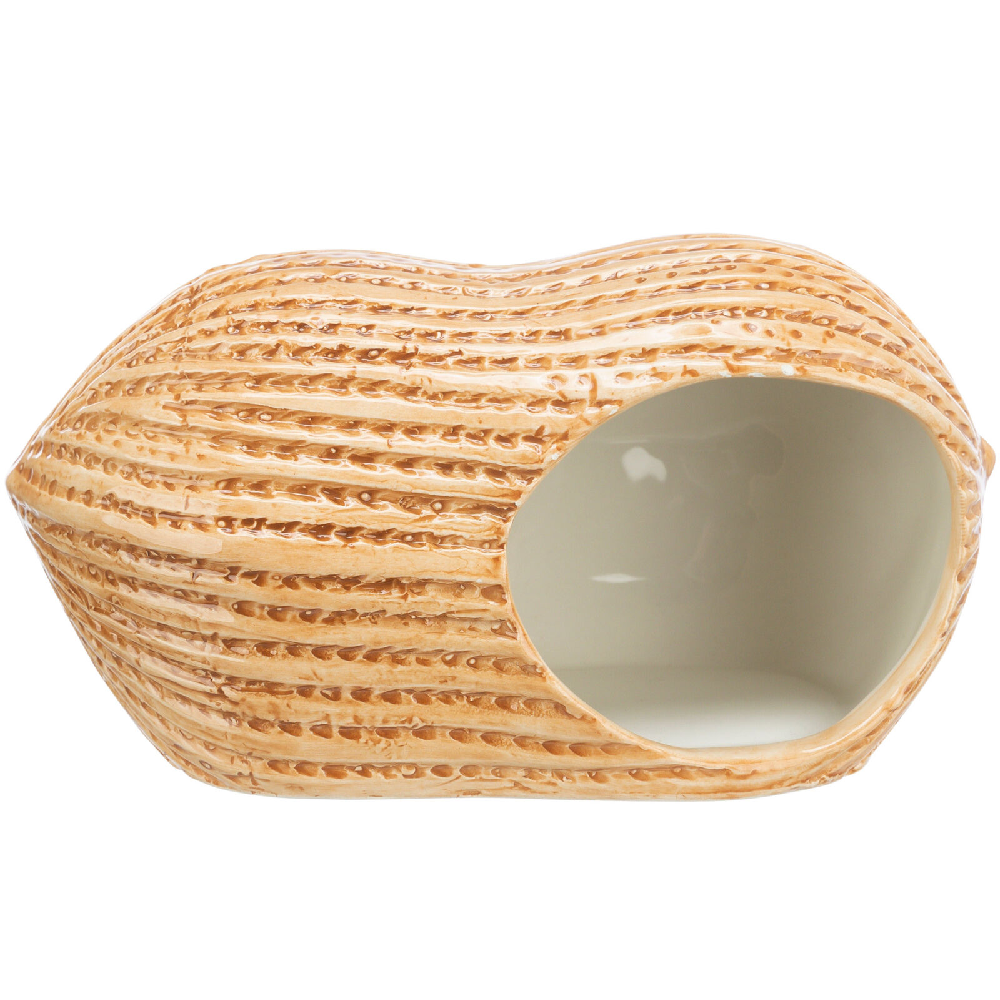 Trixie keramiekhuis pinda hamsters/muizen 17x8x8cm