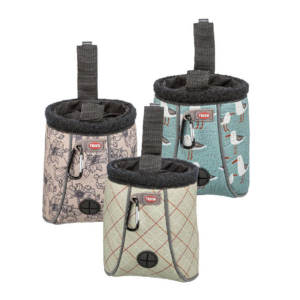 Neopreen snackzakje Twist Treat met bevestigingsclip 11×14 cm asssorti