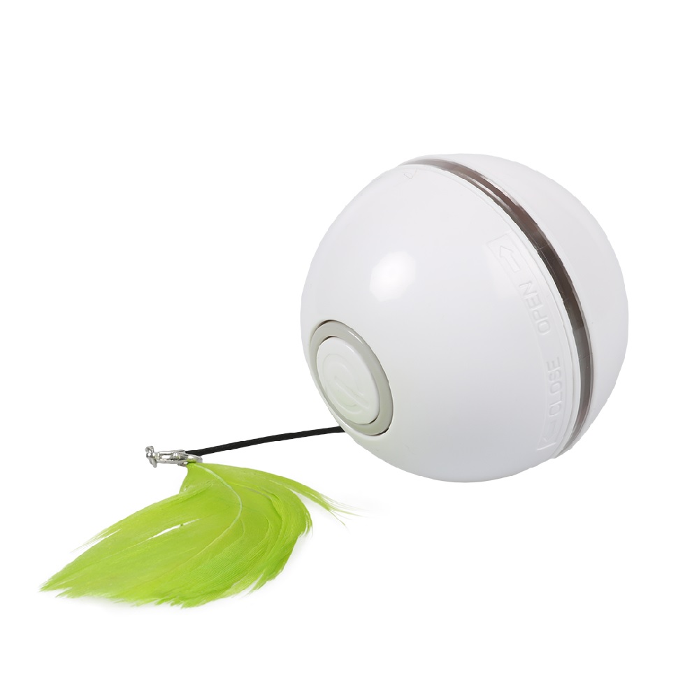 Ball chaser 6,4cm wit groen