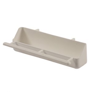 Eetbakje voliere met zitstokje 18*4*3cm