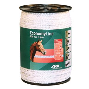 AKO ECO 6MM 200M SCHRIKKOORD WIT