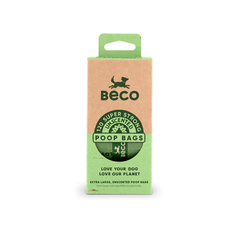 Beco poop bags recycled unscented multi pack 120