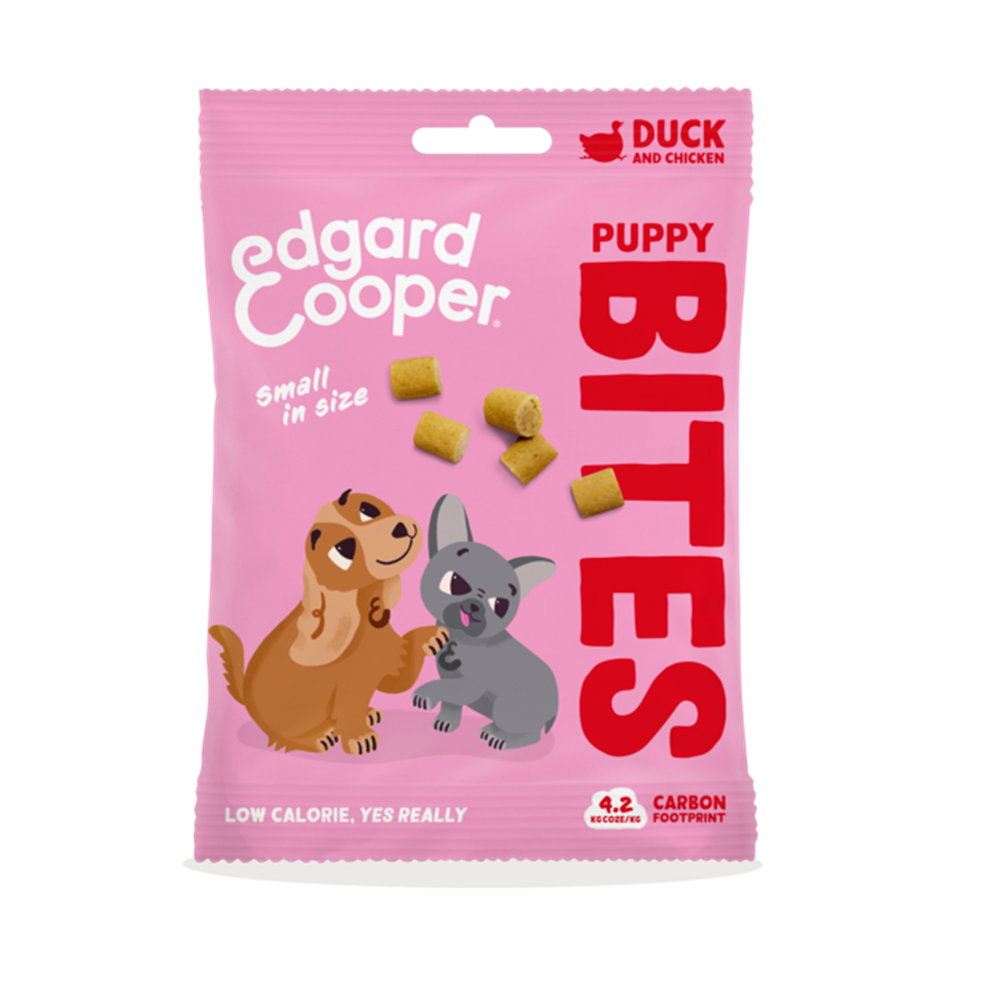 Edgard&Cooper bite puppy S duck&chicken 50gram