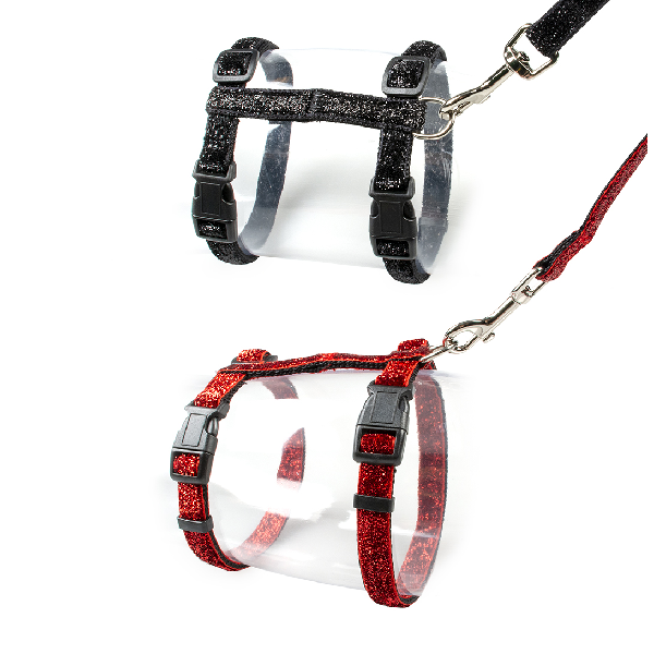 Duvo grote kat wandelset glitter 30-50cm 12mm 125cm