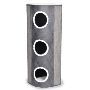 Krabton Berta L – 42x42x120cm grijs/wit