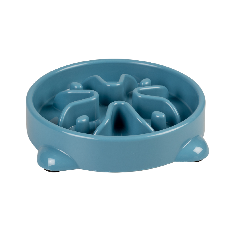 Anti schrok eetkom 1000ml L 32x32x6cm petrol