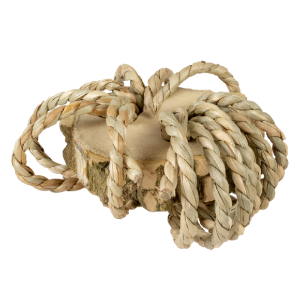 Houten boomschijf met waterhyacint 9x6x6cm