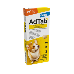 AdTab hond kauwtablet >5,5-11kg 3tabletten