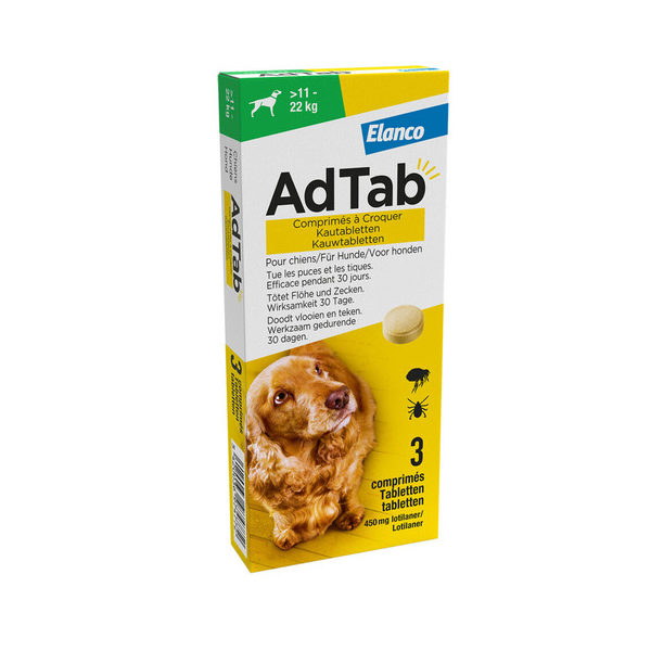 AdTab hond kauwtablet >11-22kg 3tabletten