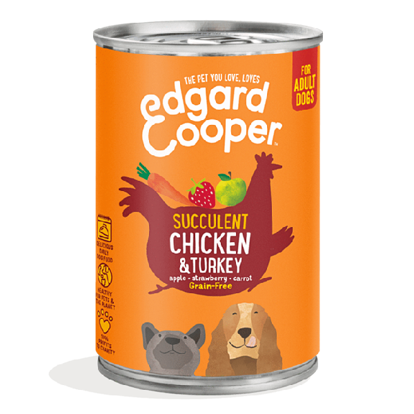 Edgard & Cooper hond blik kip 400 gram