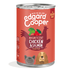 Edgard & Cooper hond blik senior kip/zalm 400 gram