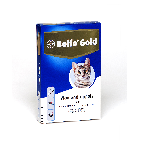 Bolfo gold kat 40 2 pipetten