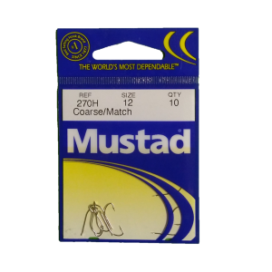 Mustad 270c-ni-maat 12, 10 stuks