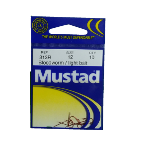 Mustad 313-rd-maat 12, 10 stuks