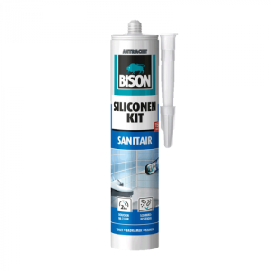 BISON SILICONENKIT SANITAIR ANTRACIET 300ML