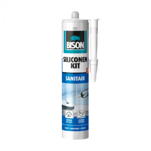 BISON SILICONENKIT SANITAIR WIT 300ML