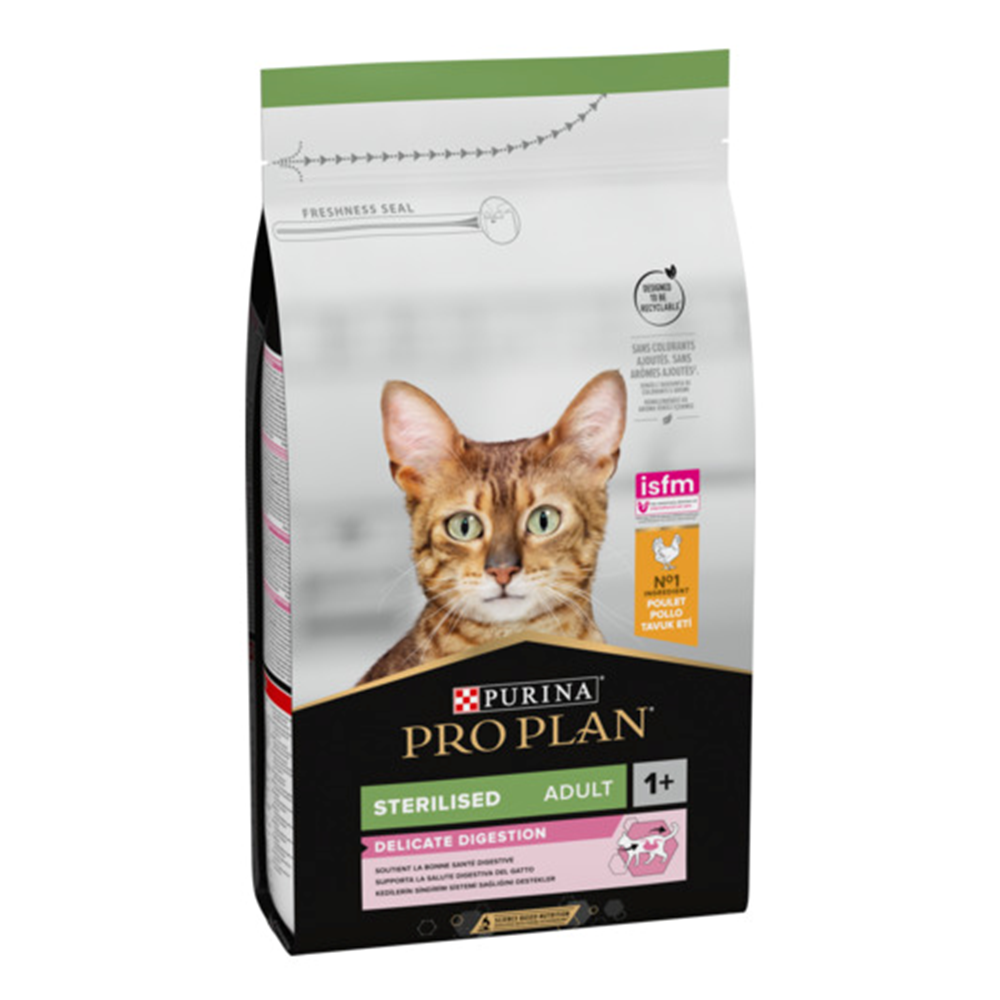 Pro Plan kat adult sterilised delicate digestion kip 1,5kg