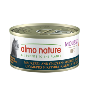 Almo nature mousse makreel en kip 70 gram