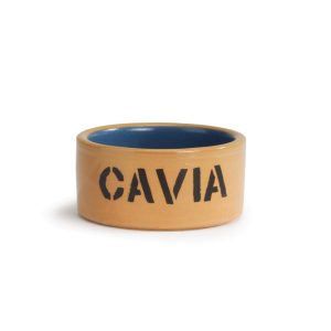 Keramieke caviabak cavia blauw/beige