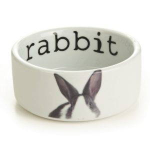 Keramieke eetbak snapshot konijn