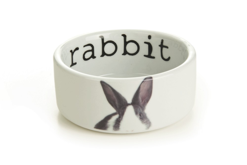 Keramieke eetbak snapshot konijn