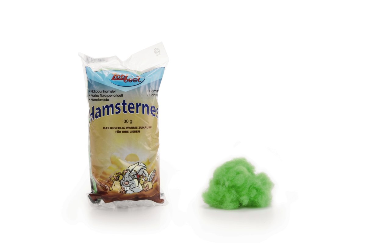 Knaagdierwatten gekleurd 30 gram