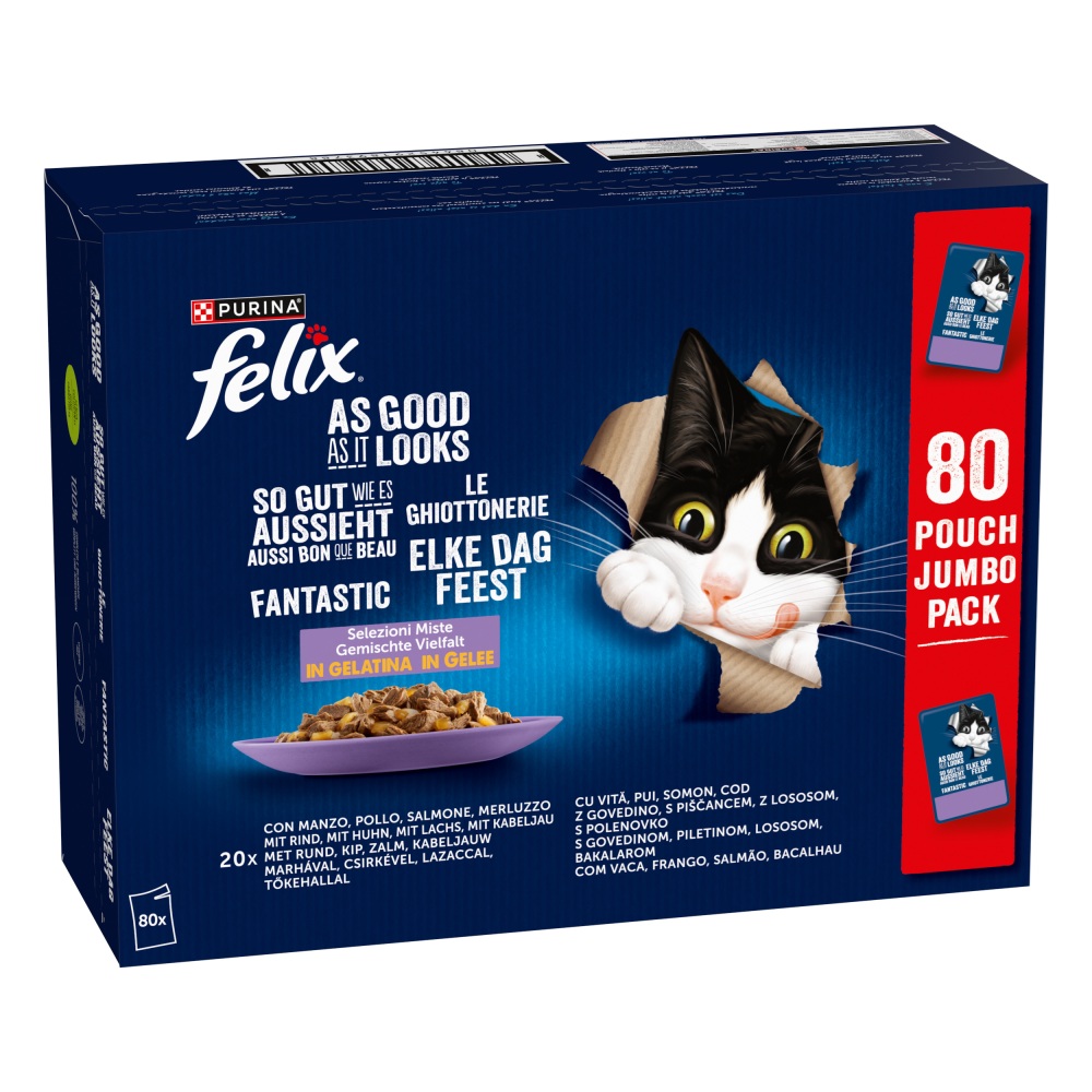 Felix Multipack gelei Elke Dag Feest mix selectie 80x85gram