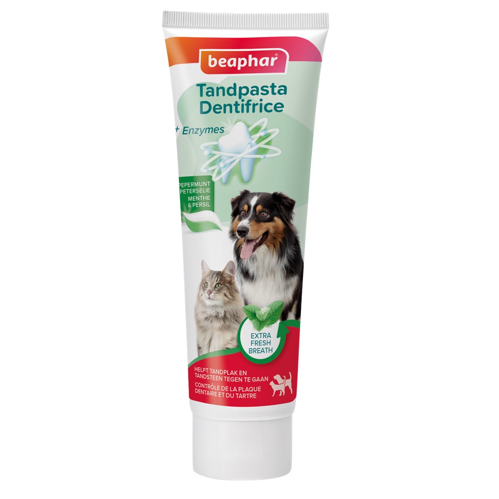 Beaphar tandpasta peterselie pepermunt 100 gram