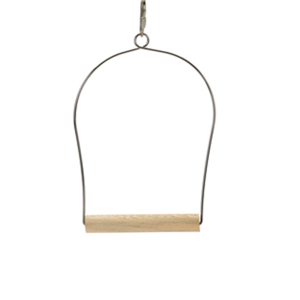 Chroom schommel kanarie/parkiet