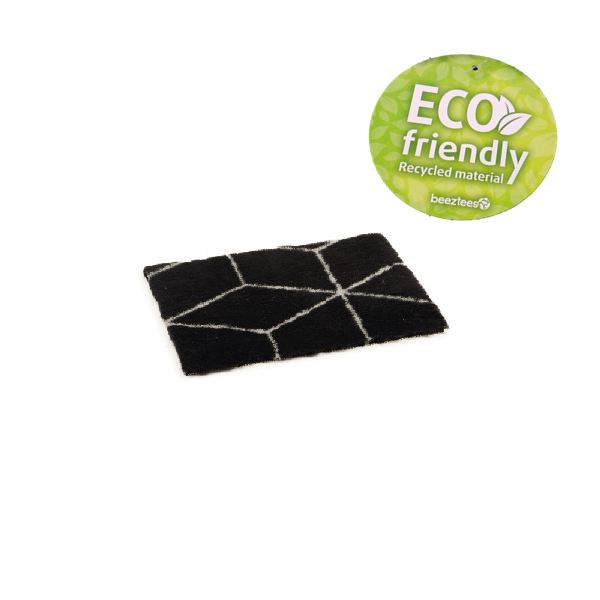 Eco vetbed benchmaat qube zwart/grijs 62x44cm