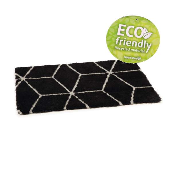 Eco vetbed benchmaat qube zwart/grijs 109x69cm