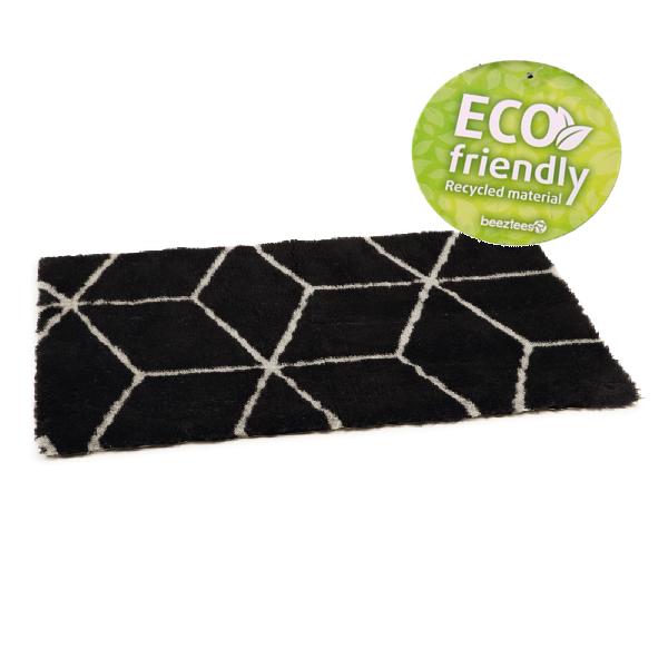 Eco vetbed benchmaat qube zwart/grijs 121x78cm