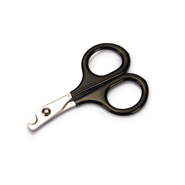 Nagelschaar knaagdier zwart grijs 8 cm