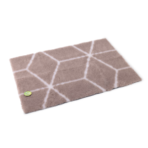 Eco vetbed benchmaat qube beige/wit 78x55cm