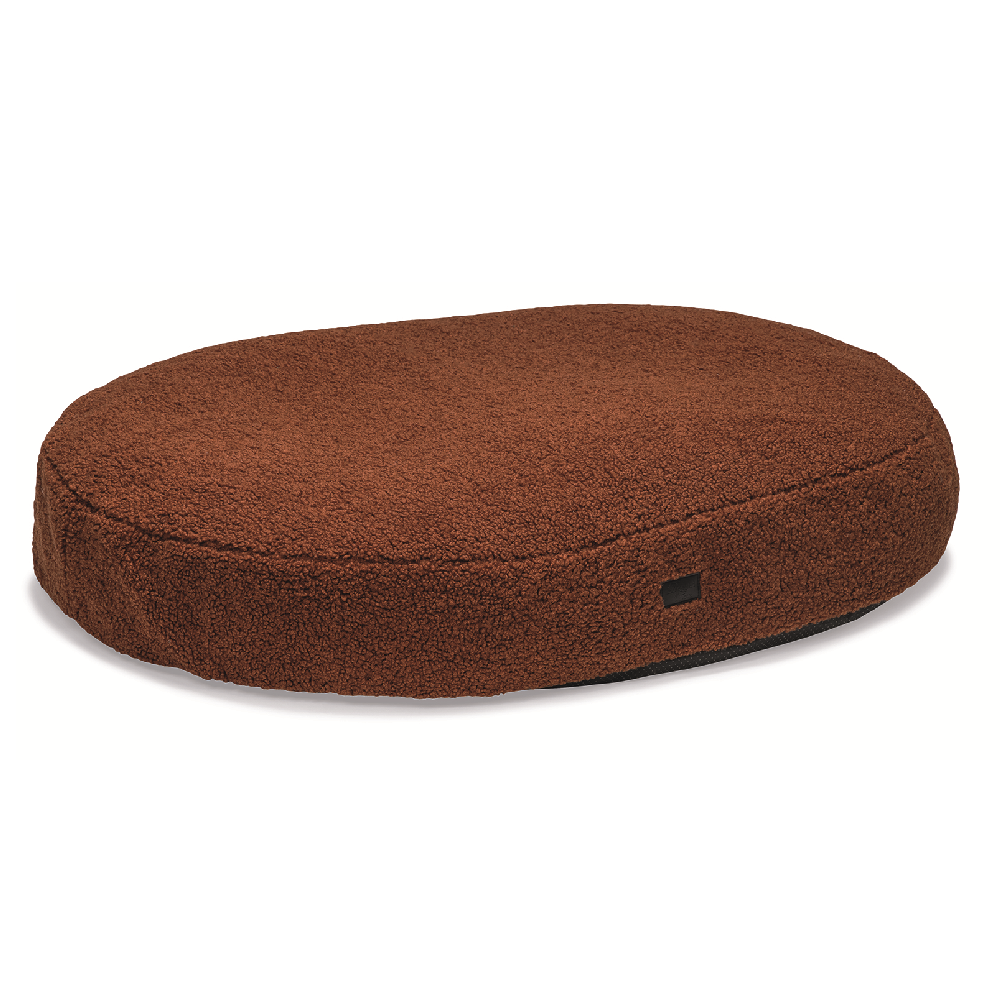 Ovaal ligkussen Yndis terra 100x70x15cm