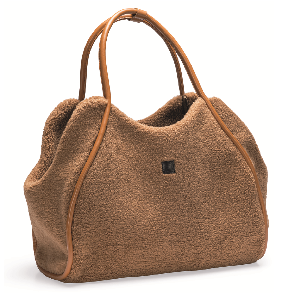Draagtas Tebby cognac 43x18x35cm