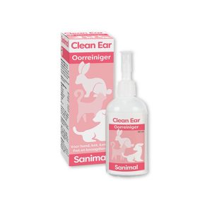 Sanimal clean ear oorreiniger hond/kat 60ml