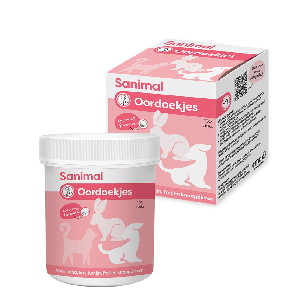 Sanimal oordoekjes 100 stuks