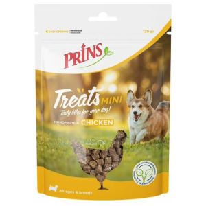 Prins Treats dog chicken mini 120gram