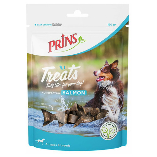 Prins Treats dog salmon 120gram